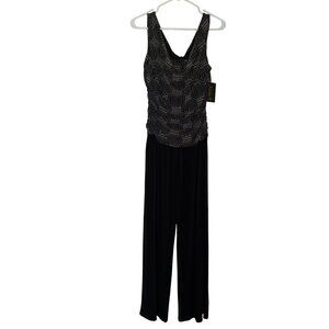 NWT Alexa B Wide Leg  Sleeveless Jumpsuit Size 6